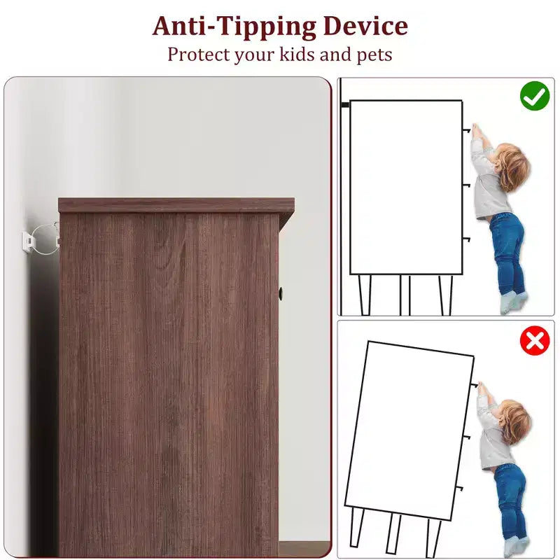 Commode de rangement à 5 tiroirs pour chambre à coucher, commode haute de 105 cm avec rangements indépendants, commode de rangement en bois pour salon, chambre à coucher