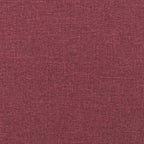 Fauteuil inclinable massant en tissu bordeaux - Inclinaison manuelle, Vibration, Confort rembourré, Poche latérale, Cadre durable