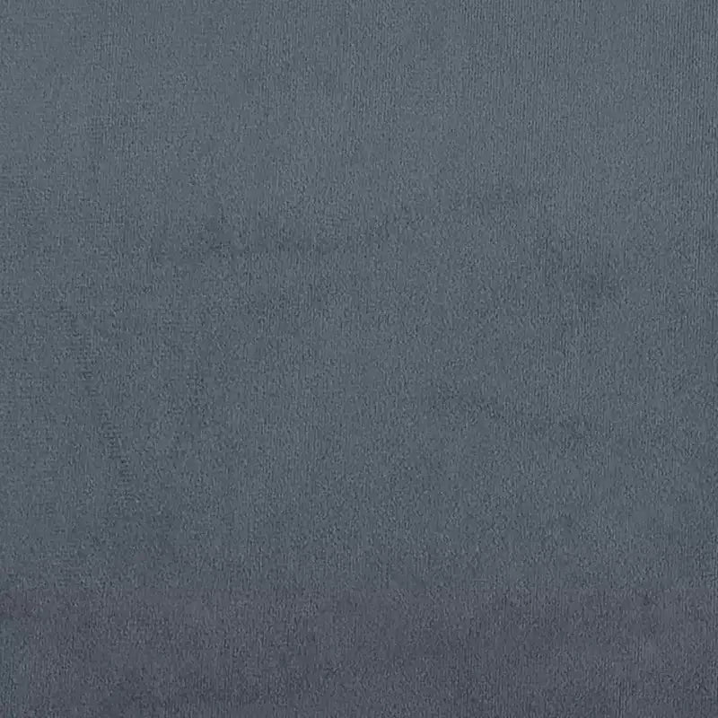 Cadre de lit avec tête de lit Plateforme Meubles de chambre Velours - Gris Foncé Double