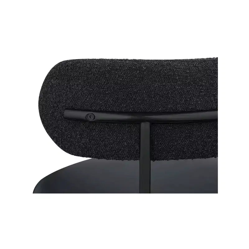 Tabouret d'appoint en cuir végétalien noir Beacon, lot de 2