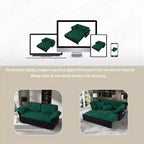 Canapé-lit convertible Tachi Modern multi-fonctionnel 74'' en chenille, taille Queen