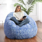 Pouf géant doux et moelleux pour adulte avec accoudoirs, pour la lecture ou le salon