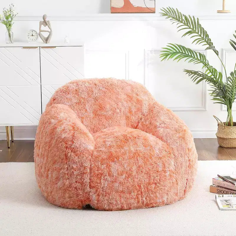 Pouf géant doux et moelleux pour adulte avec accoudoirs, pour la lecture ou le salon