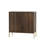 Meuble de rangement buffet style moderne milieu de siècle Meubles de rangement pour salon cuisine Marron