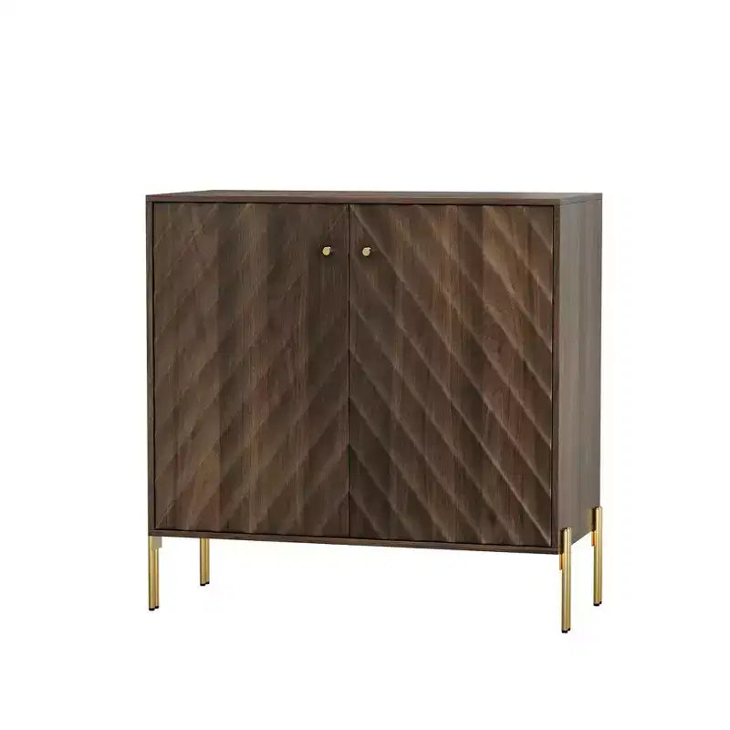 Meuble de rangement buffet style moderne milieu de siècle Meubles de rangement pour salon cuisine Marron