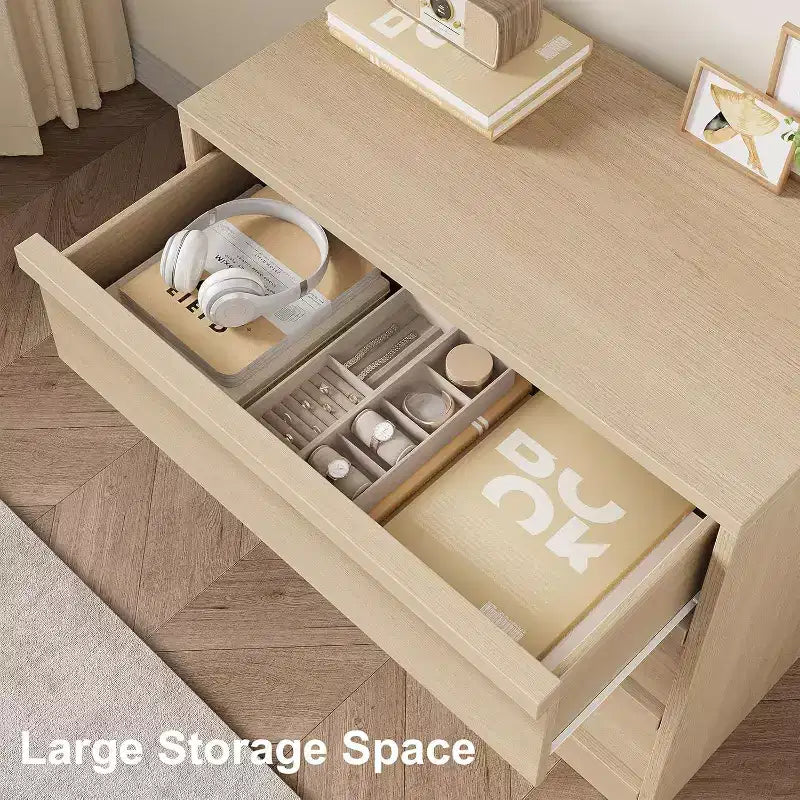 Commode à 4 tiroirs pour chambre à coucher, table de chevet, grand rangement, construction robuste, pour salon, chambre d'enfant, entrée