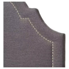 Tête de lit capitonnée en tissu Rita, moderne et contemporaine - Lit simple