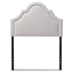 Tête de lit capitonnée en tissu Rita, moderne et contemporaine - Lit simple