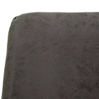 Chaise de salle à manger Markley Modern en similicuir, lot de 2 avec pieds dorés, assise rembourrée, design élégant pour la cuisine, la salle à manger, le bureau ou le café