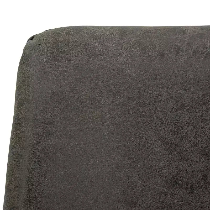 Chaise de salle à manger Markley Modern en similicuir, lot de 2 avec pieds dorés, assise rembourrée, design élégant pour la cuisine, la salle à manger, le bureau ou le café